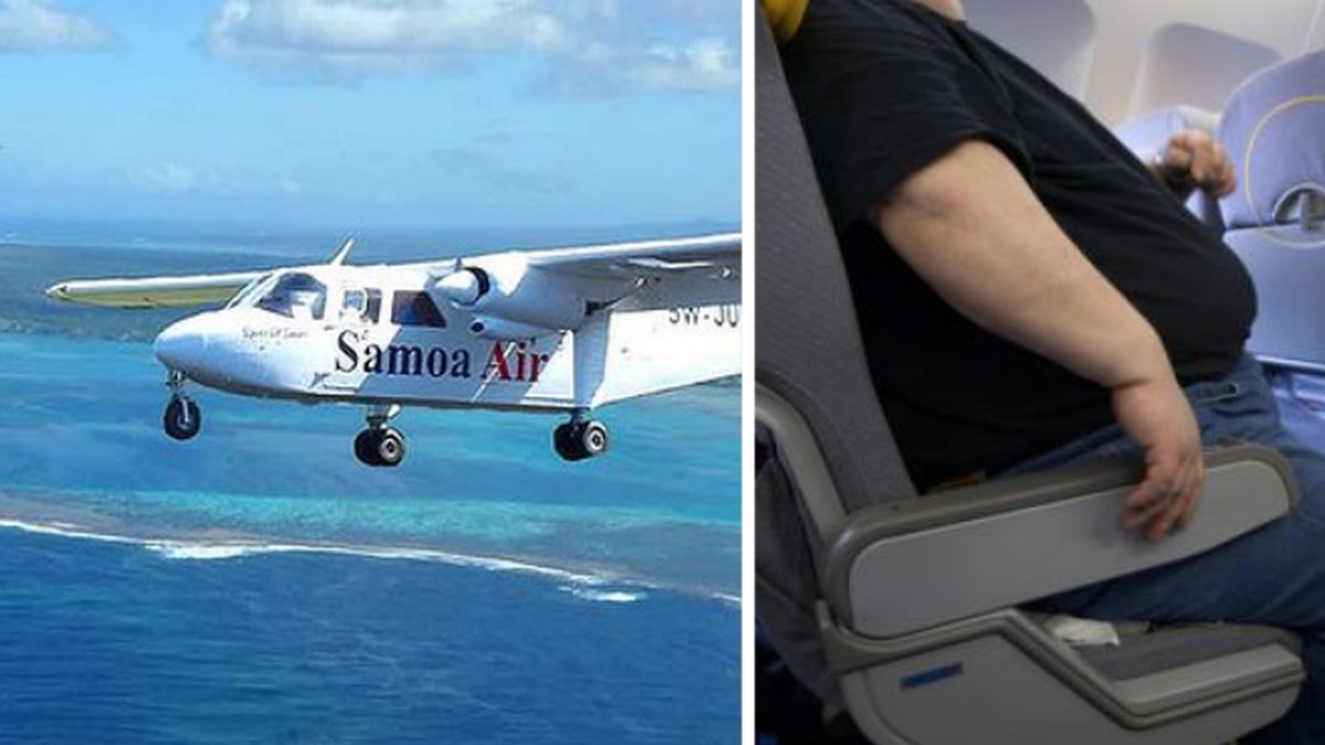 Samoa Air vill att resenärerna betalar per kilo kroppsvikt. 